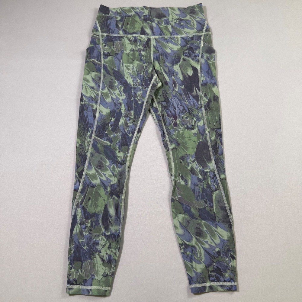 Lululemon Align High Rise‎ Pant 25" with Pockets Womens 10 Nouveau Marble W5DVYS